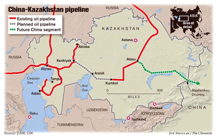 China slakes oil thirst / Kazakhstan to sell field for nearly $2 billion