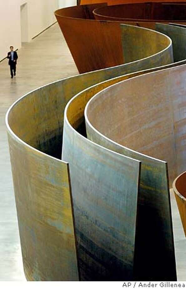Can cold, hard steel turn sinuous? Richard Serra's enormous sculptures