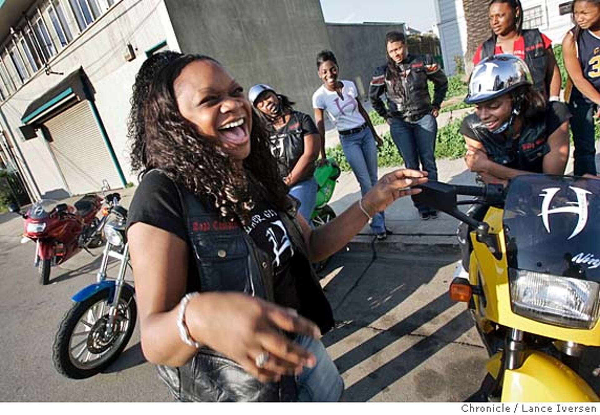 EAST BAY / Black biker clubs rev in new era / Not all members ride Harleys,  some even wear heels, image size:1920x1329