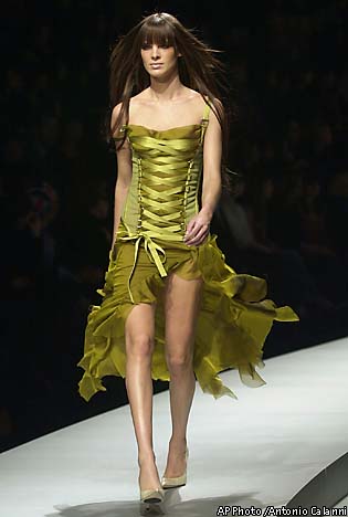 versace green corset dress Versace 1993 Vintage Runway Green Skirt Suit – Rixt Archives main image 0
