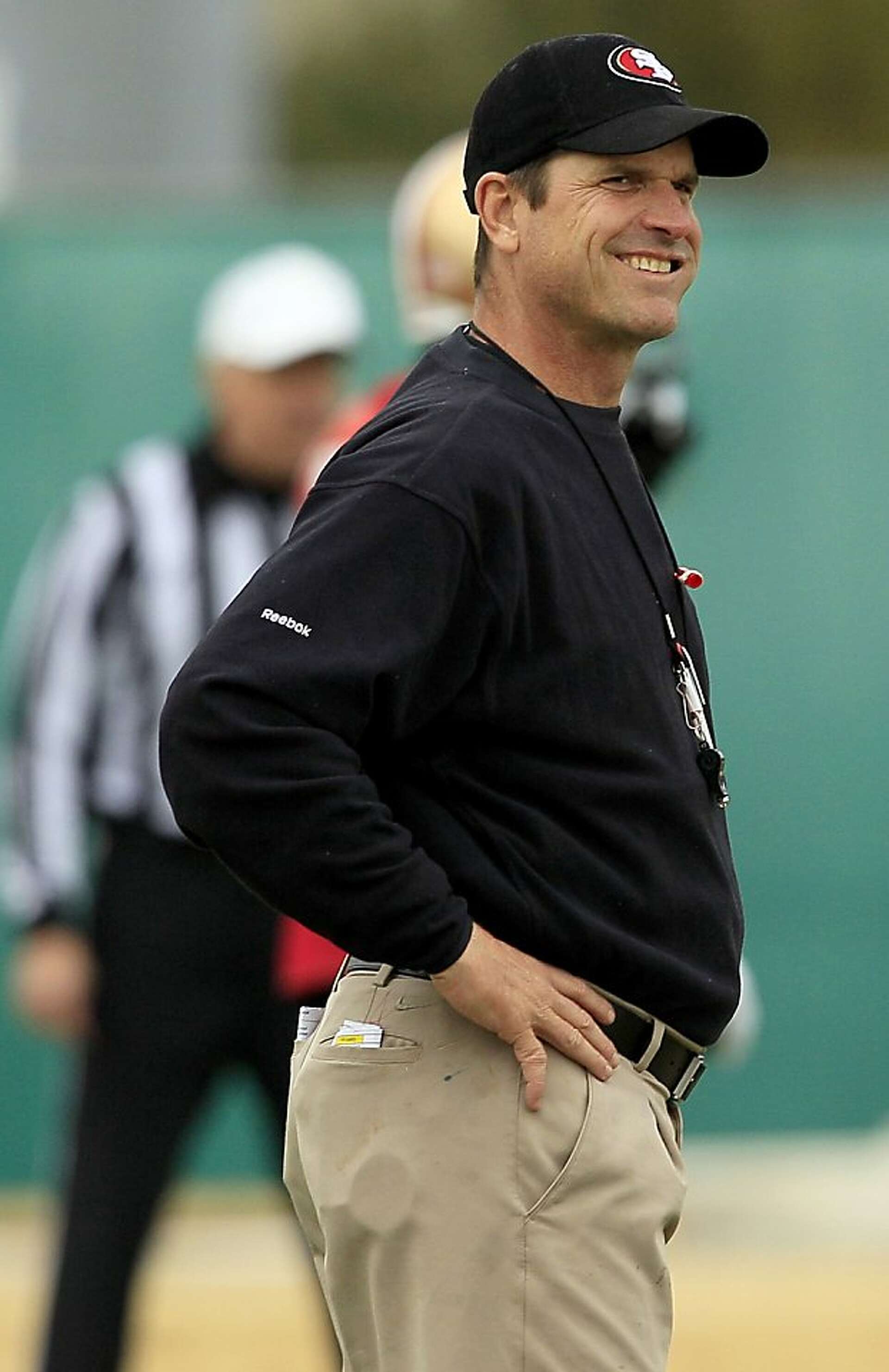 49ers' Jim Harbaugh raises bar for rookie coaches