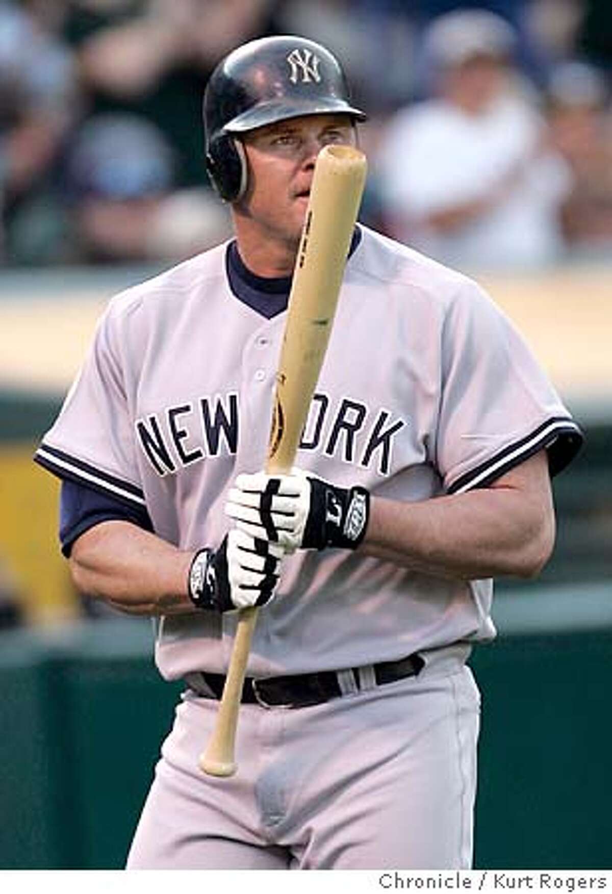 FALL FROM GRACE / Giambi struggling to put career back together after