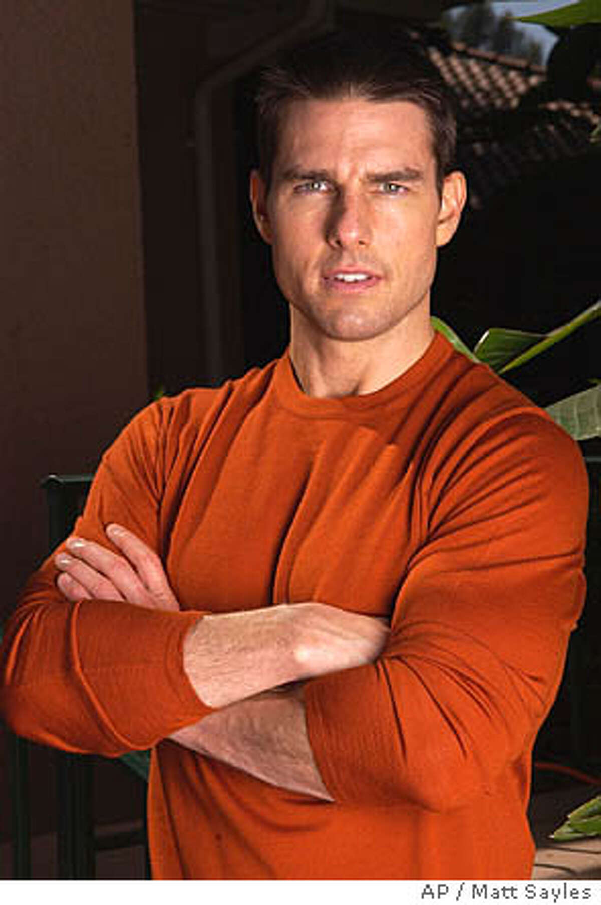 **FILE**Actor Tom Cruise poses for a portrait at the Beverly Hills Hotel in Beverly Hills, Calif., July 29, 2004. (AP Photo/Matt Sayles) Ran on: 10-14-2004 Tom Cruise