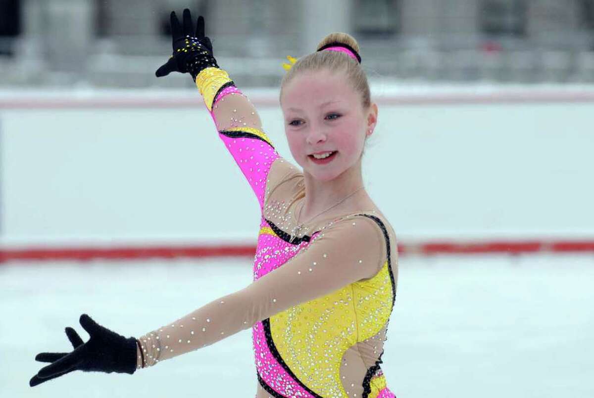 Cold, gold on Albany's ice