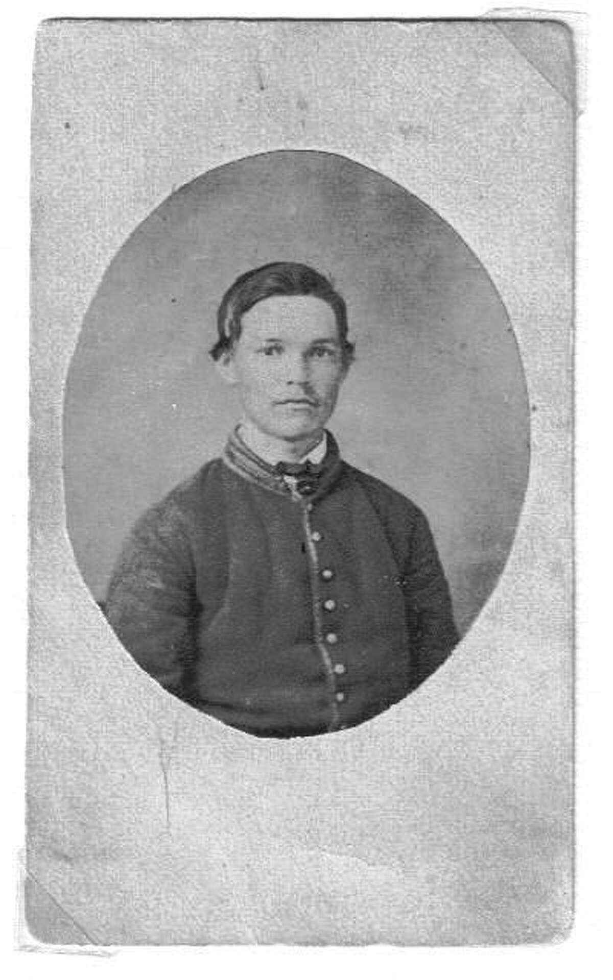 The average Civil War soldier was about 18 years of age but this soldier appears to be no more than 15 years old. Author's Collection.