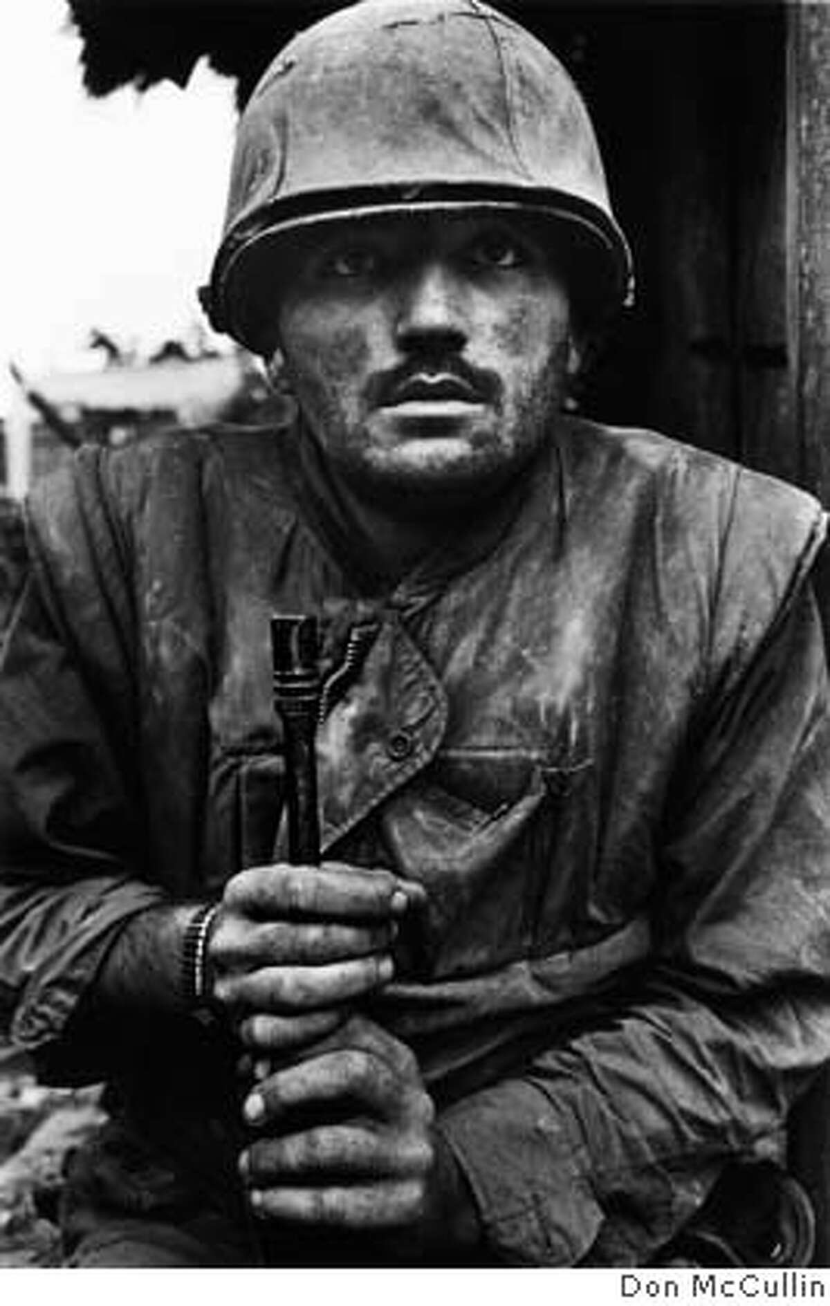 Shell-shocked U.S. Marine during Tet offensive, The Citadel, battle of Hu�, South Vietnam, February 1968 Don McCullin � Don McCULLIN / CONTACT Press Images