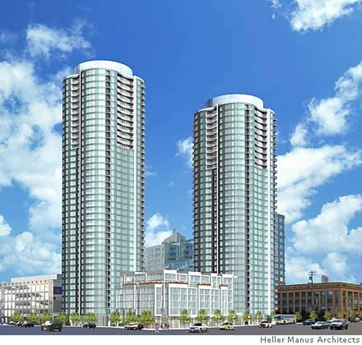 Rincon Hill on the rise / Slender towers, wide walkways would transform ...