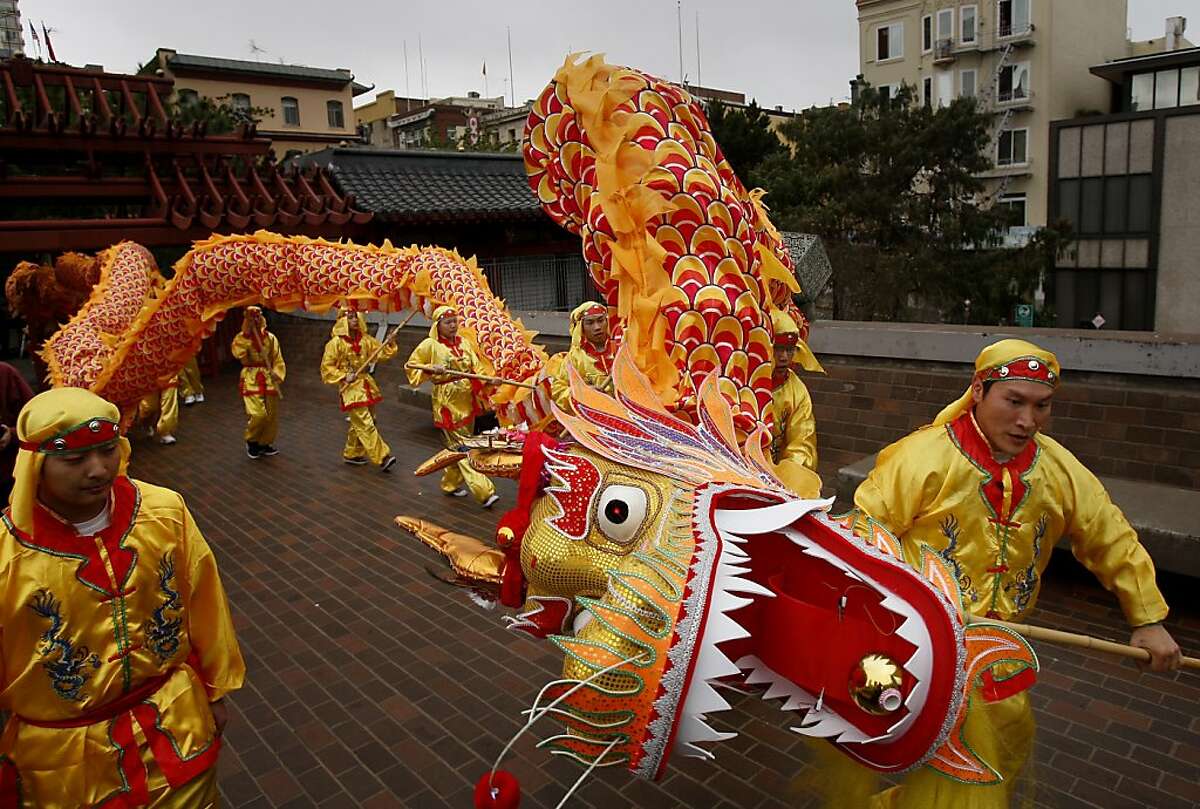 Dragon 'awakens' for new year celebration