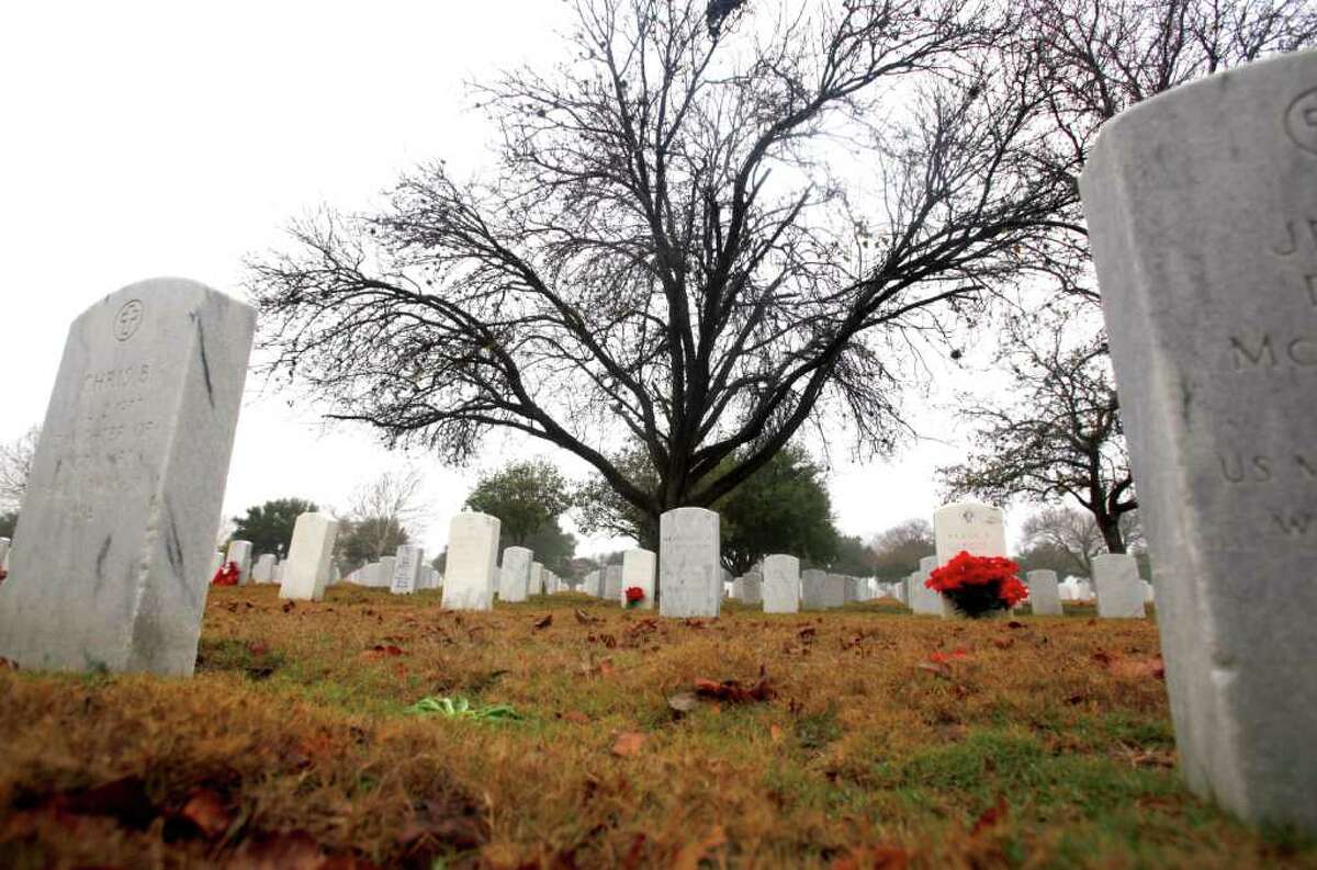 At the Fort Sam Houston National Cemetery, 102,642 gravesites dot 202 acres.