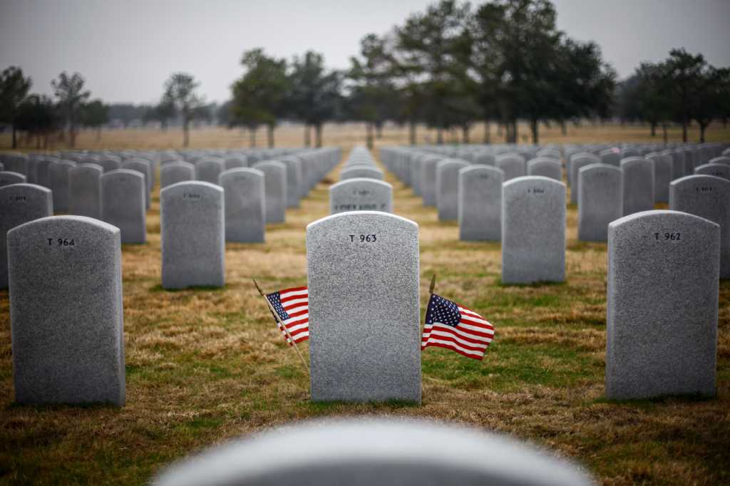 Some veterans' headstones misplaced at Houston National Cemetery