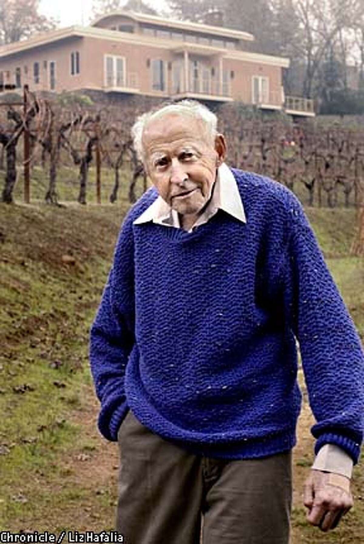 Pioneer: Al Brounstein is considered the father of Diamond Mountain Cabernet. Chronicle photo by Liz Hafalia