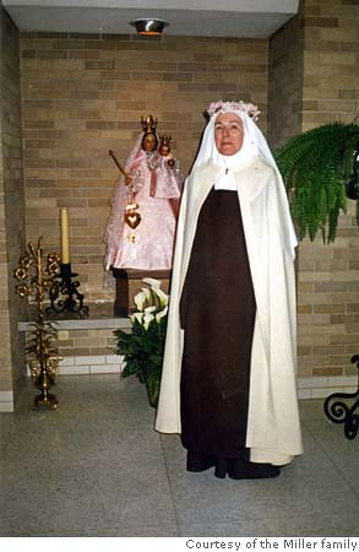 Sister Mary Joseph on day she becasem postulant, 1990