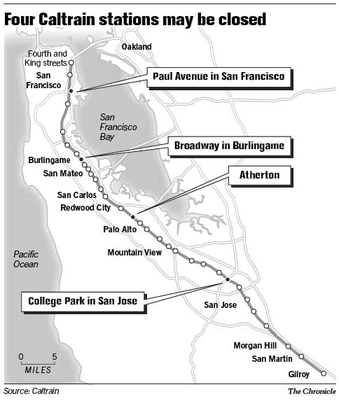 BAY AREA / Caltrain looks to boost fares, cut stations / More Baby ...