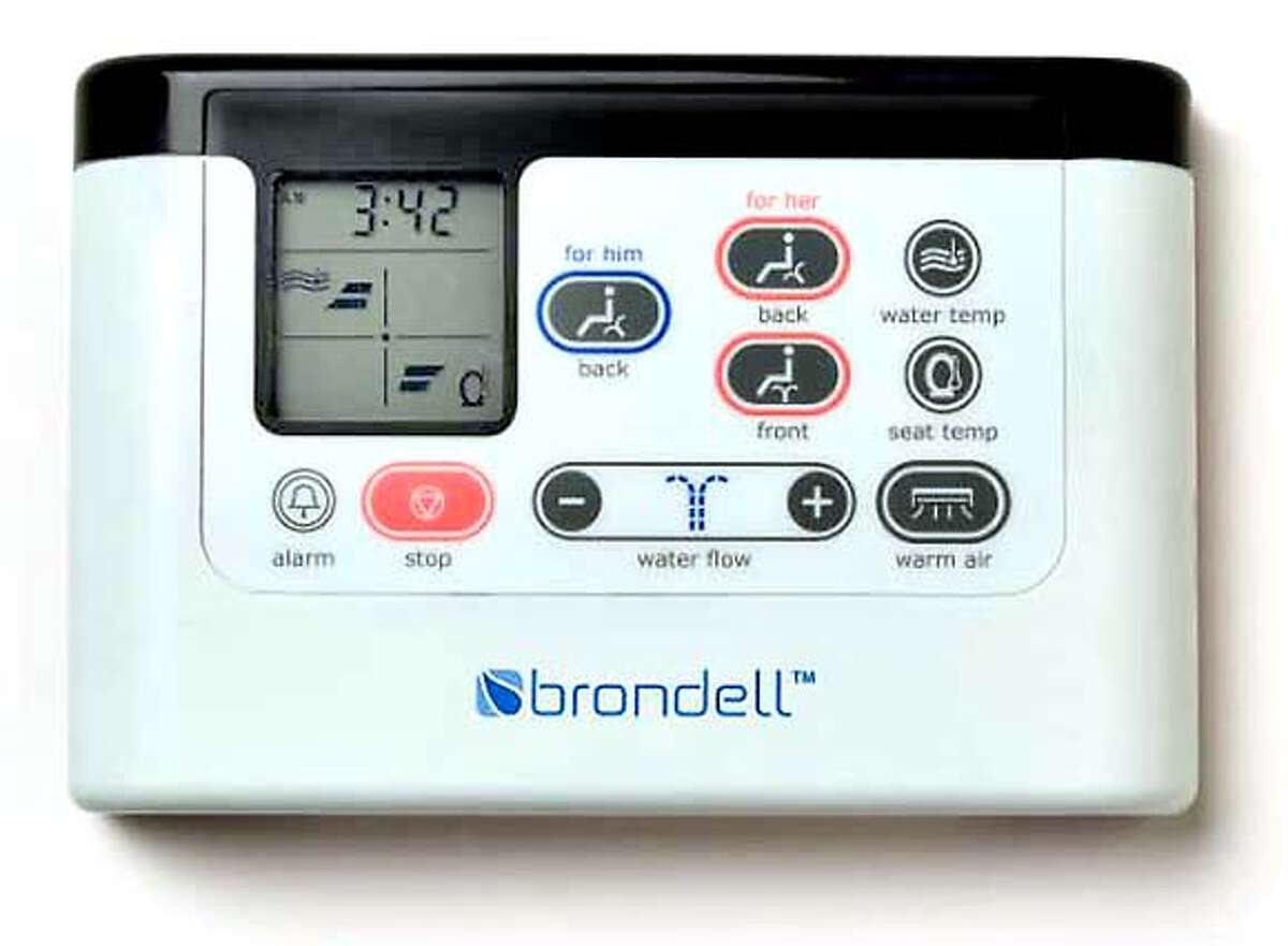 Brondell's advance model comes with a wireless remote. Photo courtesy Brondell Inc.