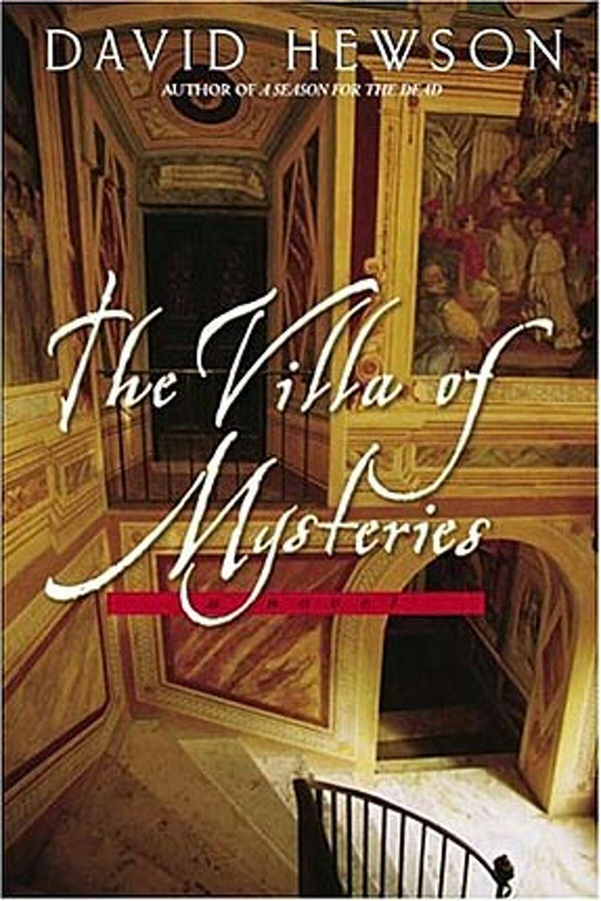 Book cover art for, "The Villa of Mysteries" by David Hewson.