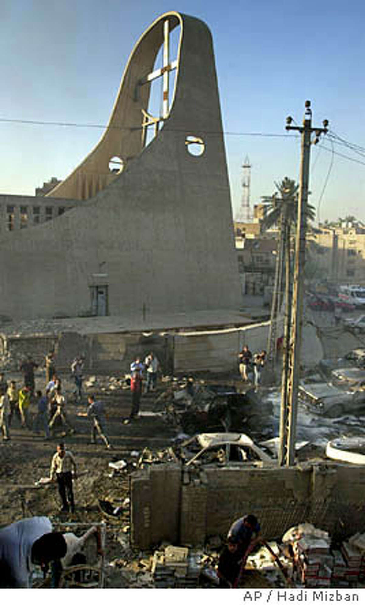 Bombers target Christian churches / At least 12 killed in 1st major ...