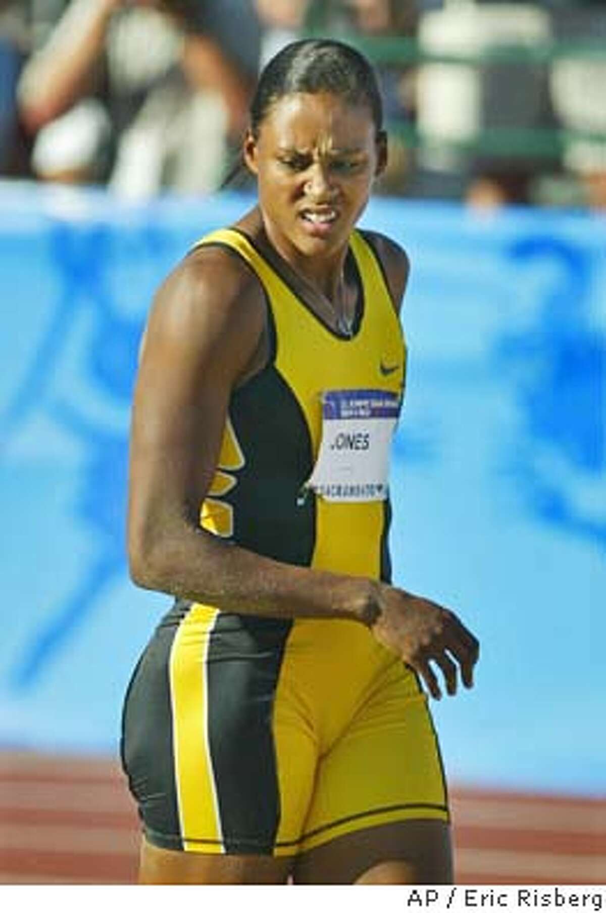 A joyous leap / Jones earns berth on U.S. team in long jump