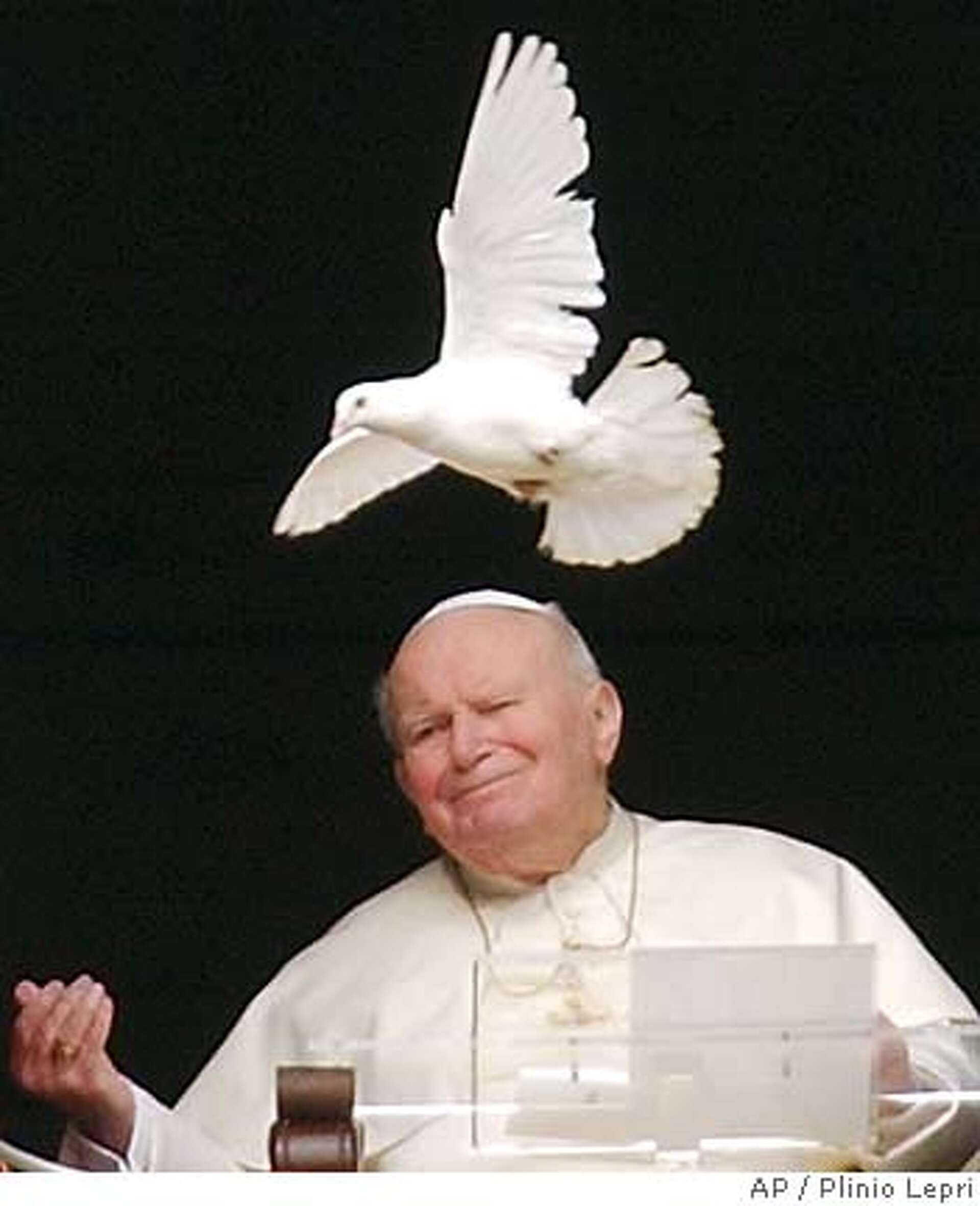 pope john paul ii spitting image