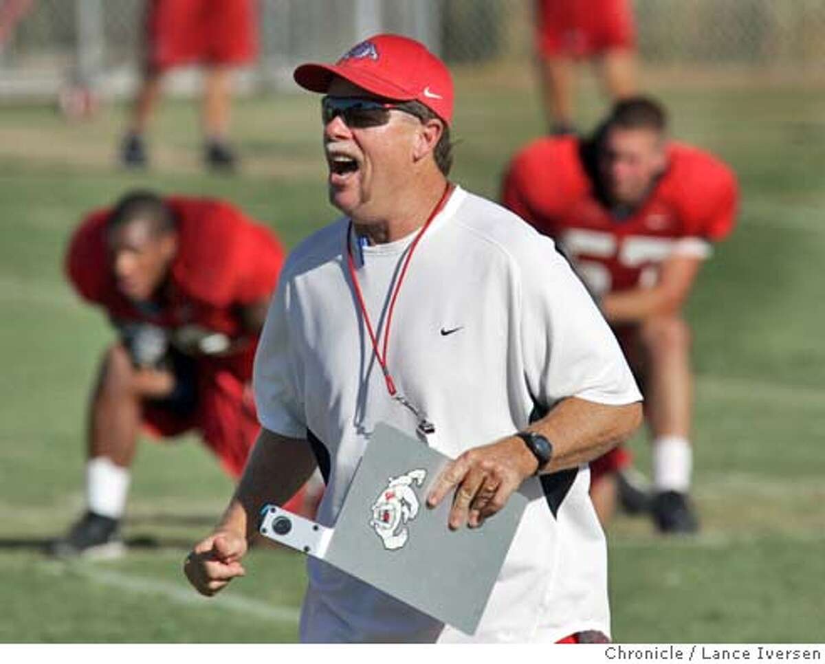 PROFILE Pat Hill / Coach wants Fresno State to be the nation's top 'Dogs