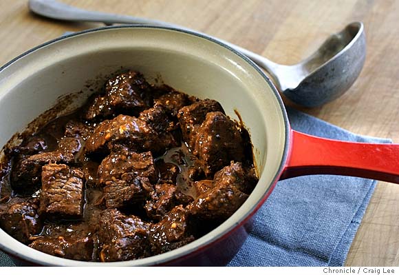 Zesty beef stew finds a tender partner in Merlot / Fermented black ...