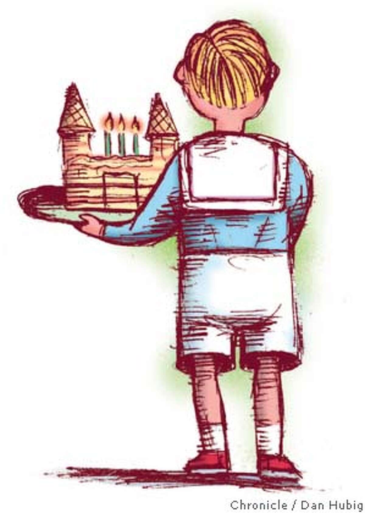 The Enchanted Castle: When baking becomes bonding. Chronicle illustration by Dan Hubig