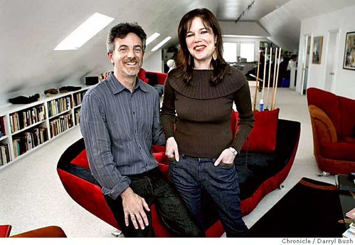 Dayna Goldfine and Dan Geller filmmakers in their office. Their most recent documentary is on the Ballets Russes. 8/6/04 in San Francisco Darryl Bush / The Chronicle
