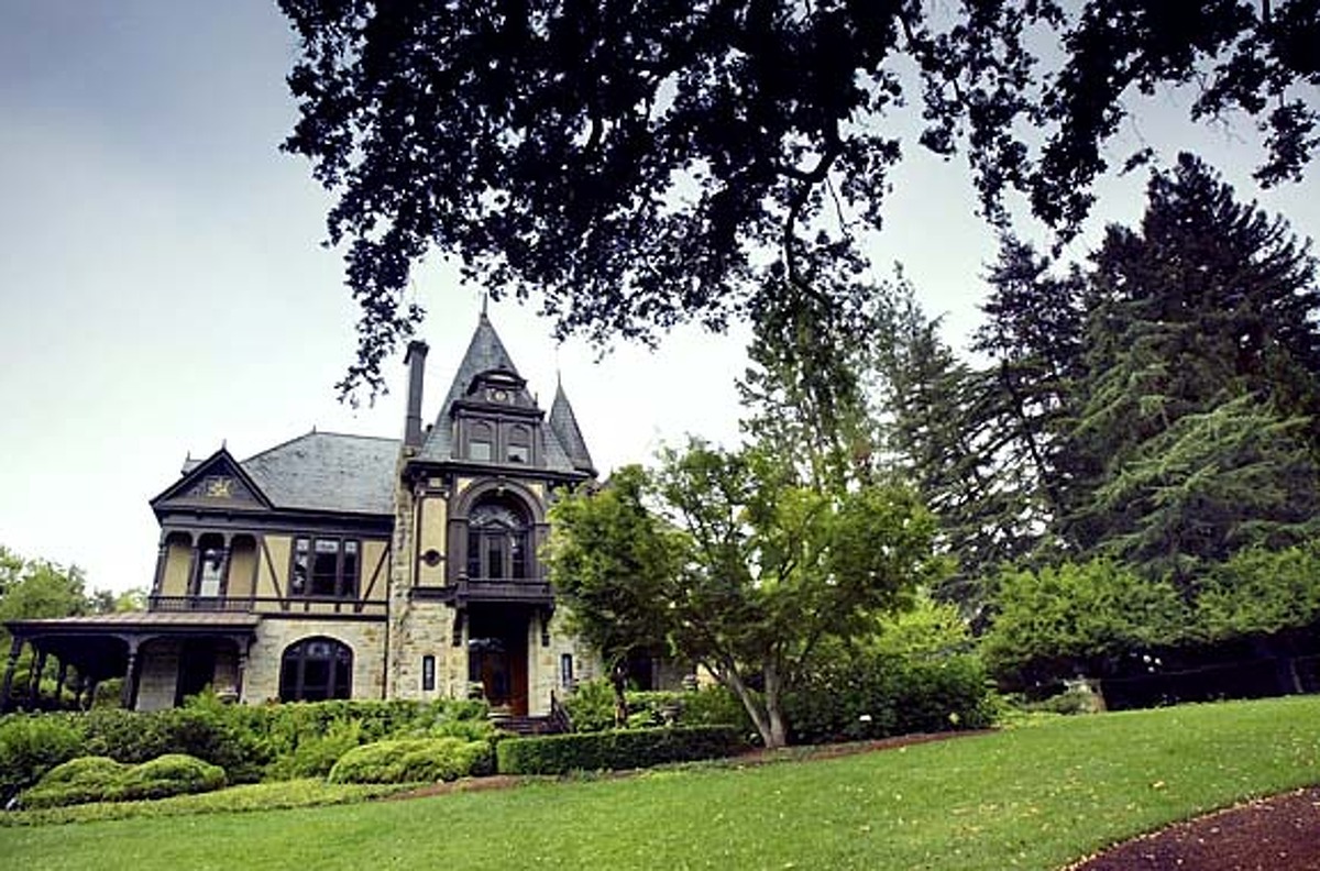 Beringer Vineyards. Photo of the front exterior of the Rhine House, where the reserve wine tasting is. Event on 7/29/04 in St. Helena. Craig Lee / The Chronicle