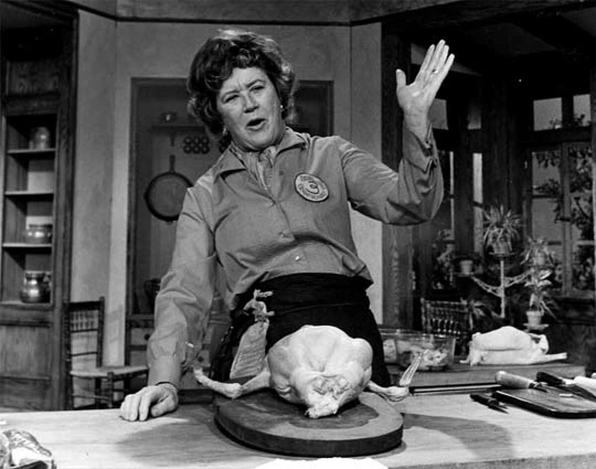 THIS IS A HANDOUT IMAGE. PLEASE VERIFY RIGHTS. Julia Child (1974).