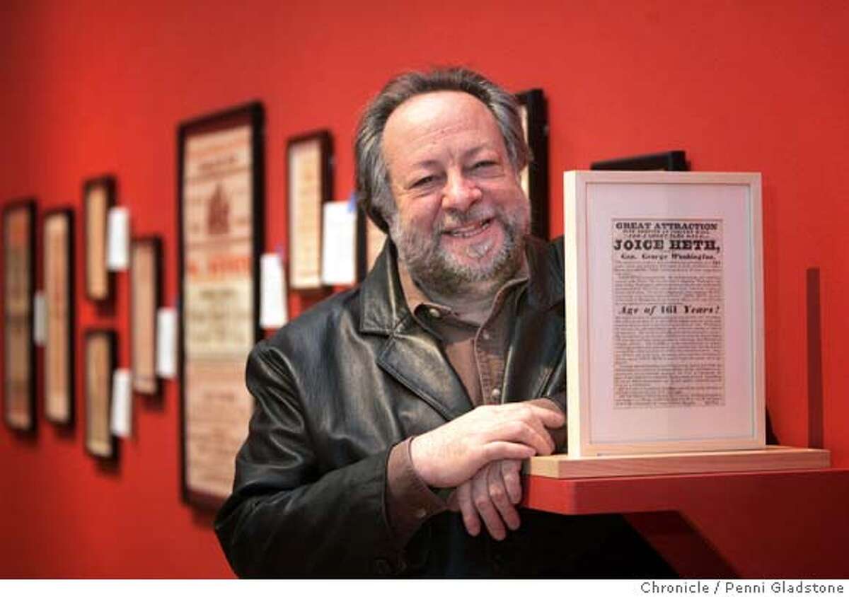 JAY24027.JPG Ricky Jay, a collector of absurdities at the Yerba Buena Center for the Performing Arts. The San Francisco Chronicle, Penni Gladstone Photo taken on 1/20/05, in San Francisco,