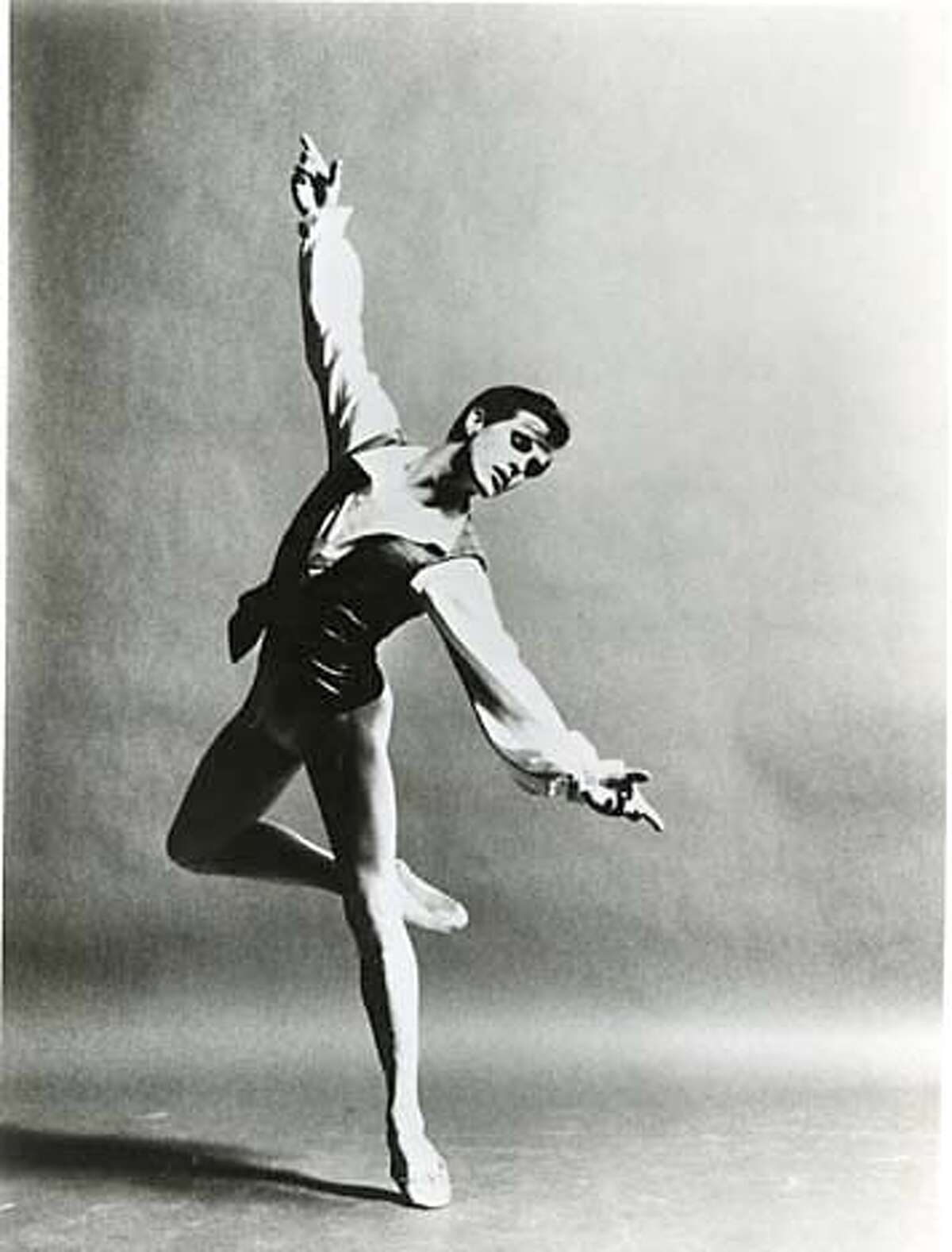 Helgi Tomasson performing with the Harkness Ballet, Inc. Feb. 24, 1970