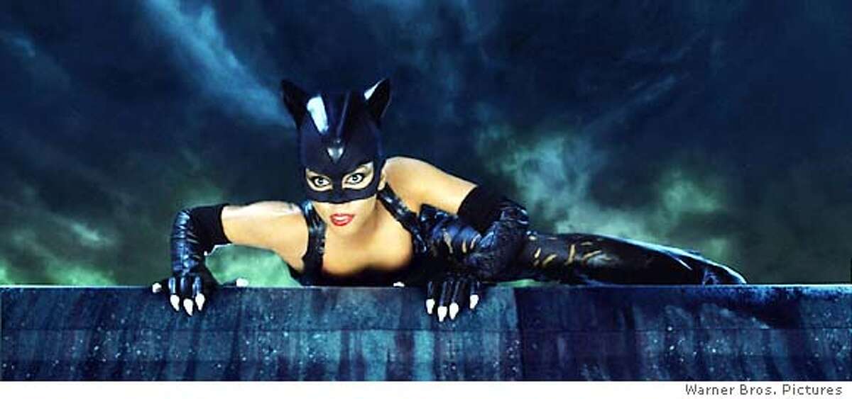 HALLE BERRY stars as Catwoman in Warner Bros. Pictures' action adventure "Catwoman." PHOTOGRAPHS TO BE USED SOLELY FOR ADVERTISING, PROMOTION, PUBLICITY OR REVIEWS OF THIS SPECIFIC MOTION PICTURE AND TO REMAIN THE PROPERTY OF THE STUDIO. NOT FOR SALE OR REDISTRIBUTION.