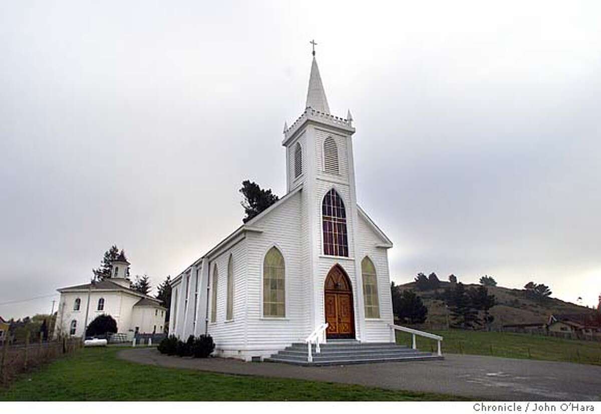 BODEGA7-C-28NOV00-RE-JO Sonoma County, Bodega & Bodega Bay Two things make the town of Bodega well known, The church, St. Threasa was photgraphed by Ansel Adams, and the Potter School house from the movie "The Birds" photo/John O'Hara