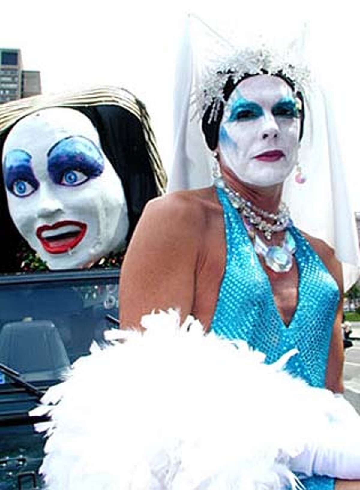 Picture from the Gay Pride parade from the Streets of San Francisco website for the WBNotes column.
