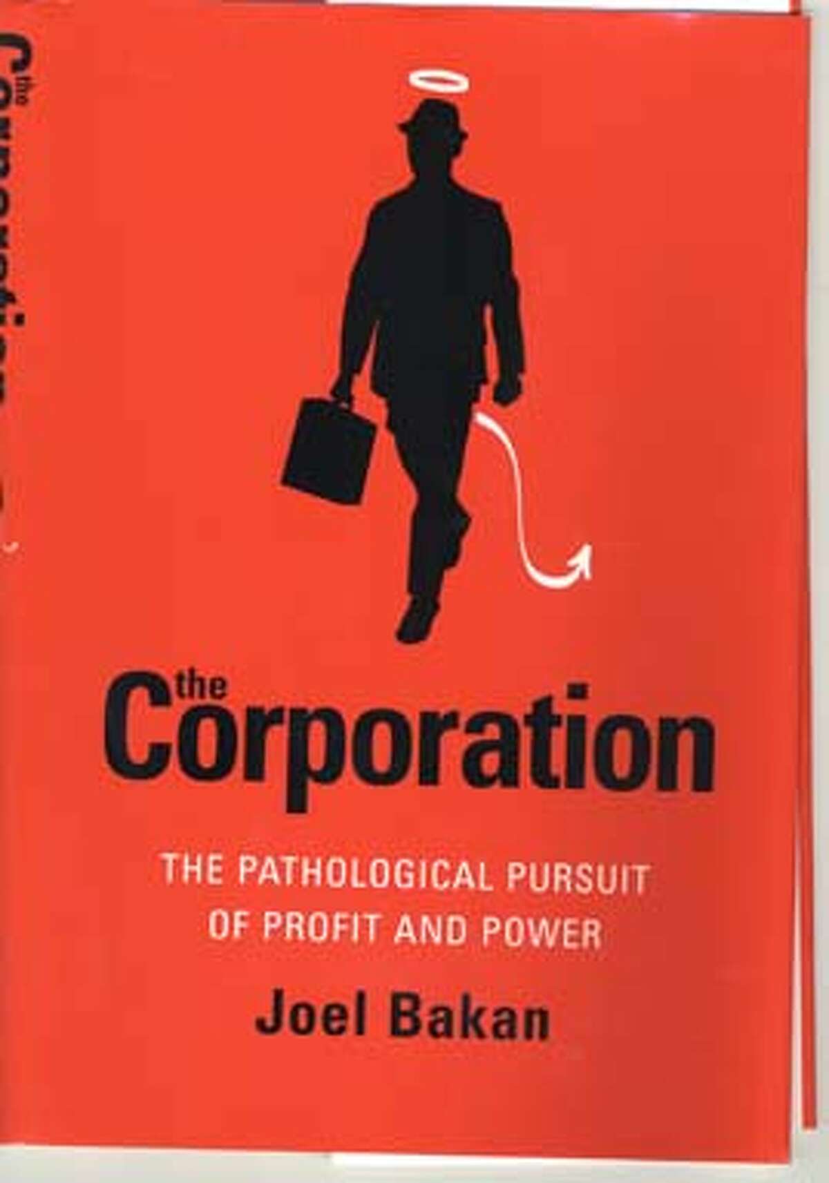 Cover of, "The Corporation" by Joel Bakan.