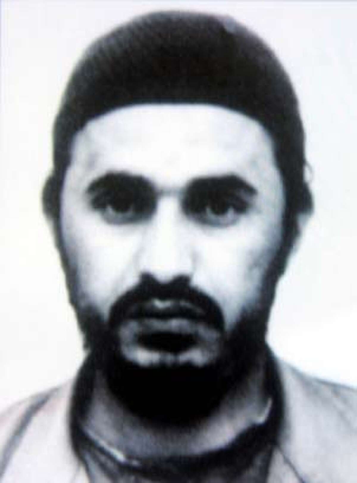 An undated file photograph shows suspected al Qaeda operational leader Abu Musab al-Zarqawi who purportedly beheaded an American civilian in video footage shown on an Islamist Web site May 11, 2004. The Web site said the Jordanian-born Abu Musab al-Zarqawi, 37, a top ally of al Qaeda leader Osama bin Laden, was the man who cut off the Americans head in the video footage shown on Tuesday. The statement in the video was signed off with Zarqawi's name and dated May 11. REUTERS/Petra/File photo B/W ONLY BEST QUALITY AVAILABLE