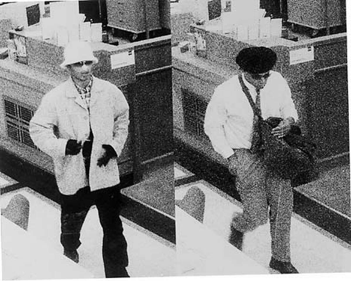 Police release photographs of Burlingame bank robbers
