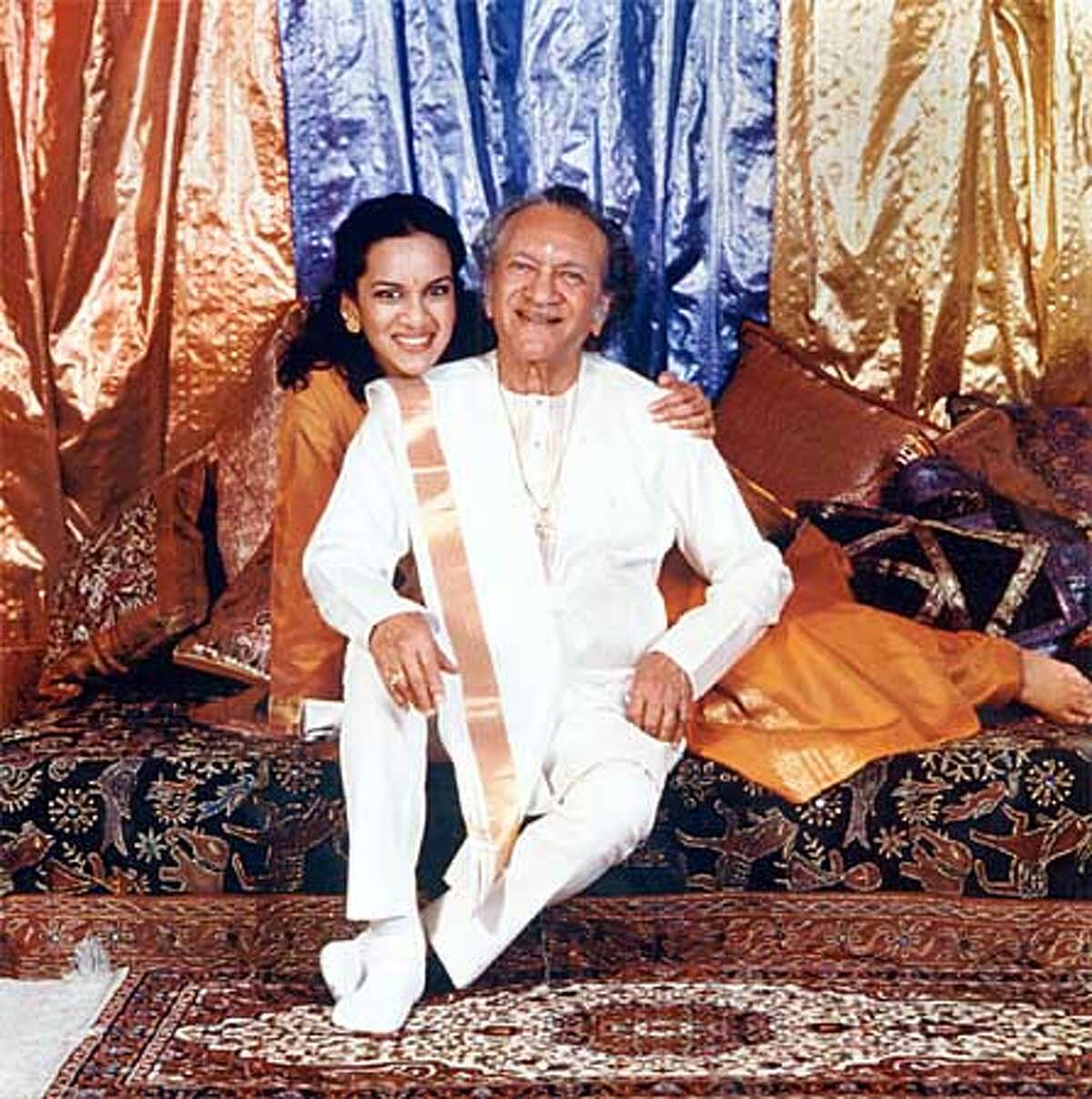 Ravi and Anoushka Shankar.