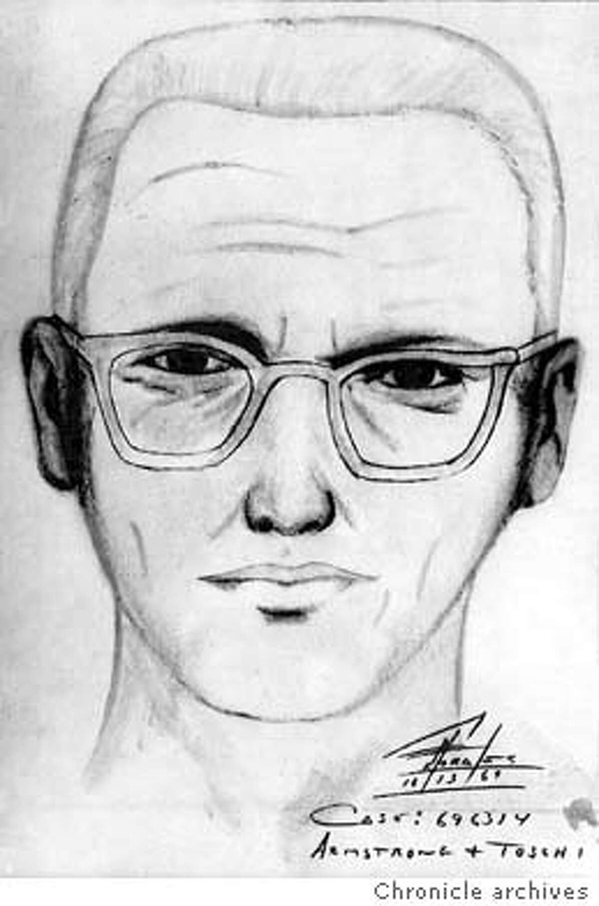 ZODIAC-C-14DEC99-SC-HO--Police sketch of the man suspected of being the "Zodiak Killer," 1969.