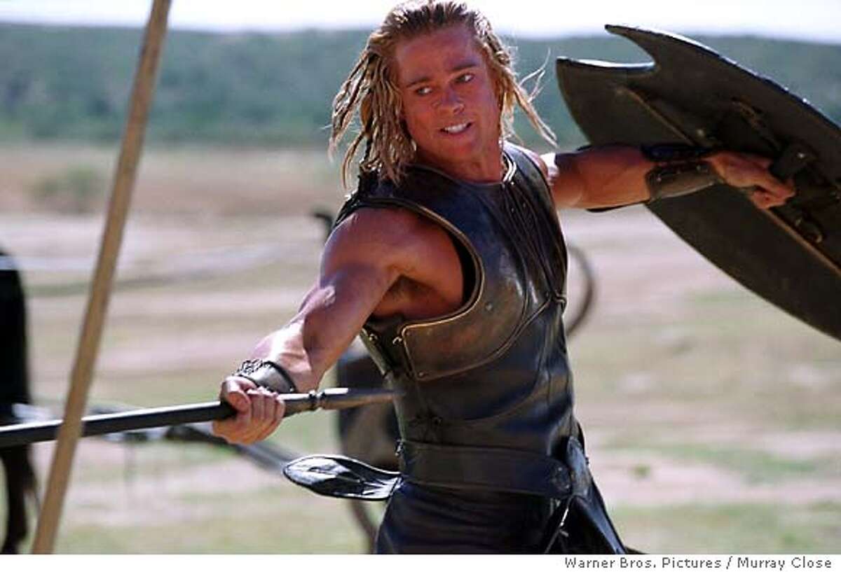 Brad Pitt stars as 'Achilles' in Warner Bros. Pictures' epic action adventure "Troy," ( Warner Bros. Pictures / Murray Close)
