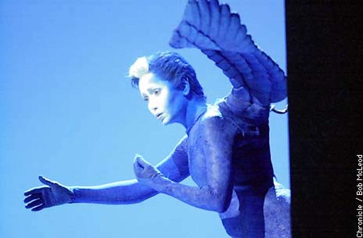 ASSISE30a-C-24SEP02-DD-BM St. Francoise D'Assise, at sf opera. Laura Aikin as the Angel. Chronicle photo by Bob McLeod