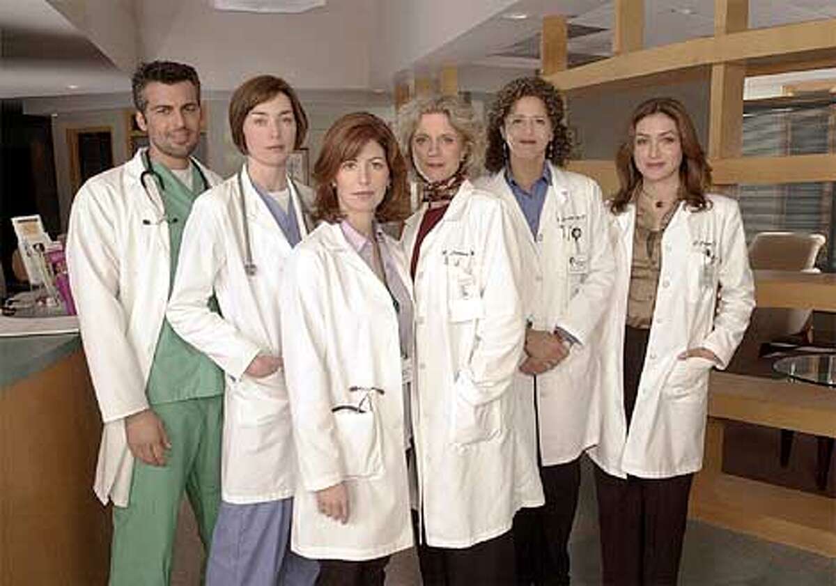 PRESIDIO MED, a new medical drama about hard-working physicians who run a tight-knit medical group adjacent to a hospital in San Francisco, starring (left-to-right) Oded Fehr, Julianne Nicholson, Dana Delany, Blythe Danner, Anna Deavere Smith and Sasha Alexander, premieres next fall on Wednesdays (10:00-11:00 PM, ET/PT) on the CBS Television Network. (HANDOUT PHOTO)