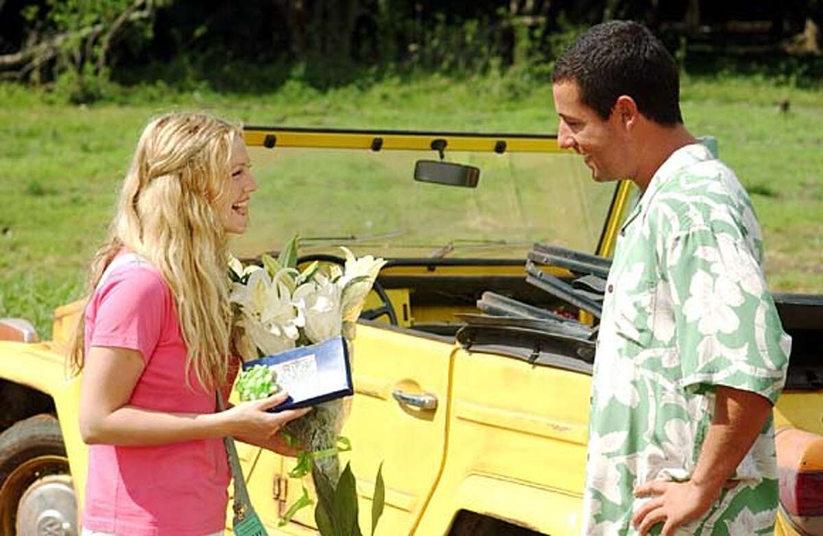 / for: Sunday Datebook slug: preview04; Columbia Studio's "50 first dates" which opens in theatres on February 13, 2004. / HO