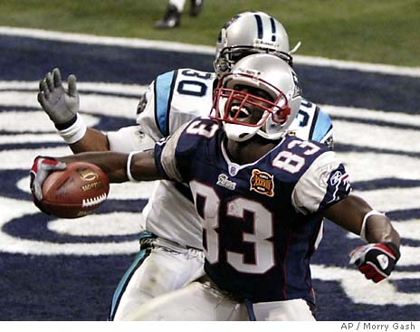 Super Bowl XXXVIII - Patriots 32 Panthers 29 - MVP Patriots QB Tom