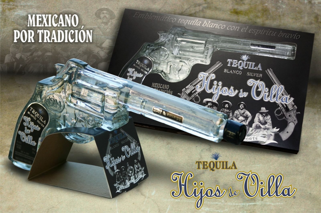 Weapon-shaped liquor bottles popular with collectors
