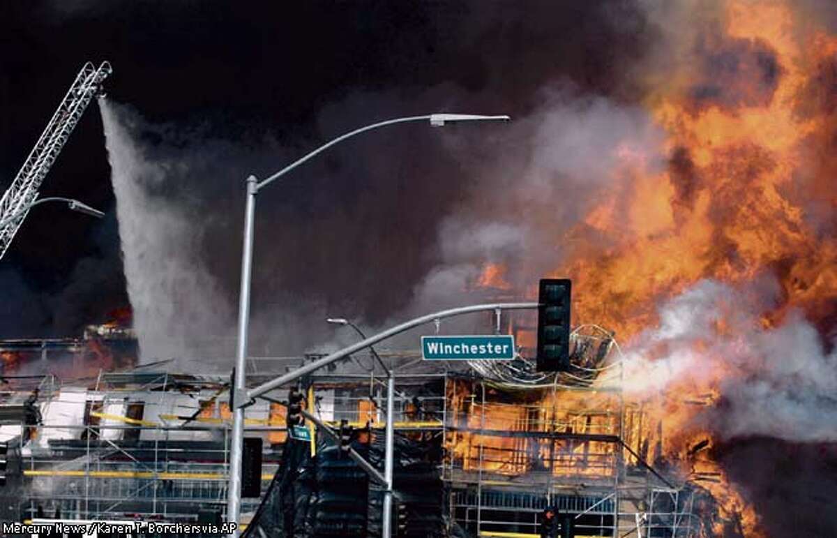 Fast-moving inferno destroys upscale San Jose development / Flames eat