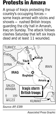 IRAQ: The Struggle to Rebuild / Shiite cleric puts crimp in U.S. plan ...