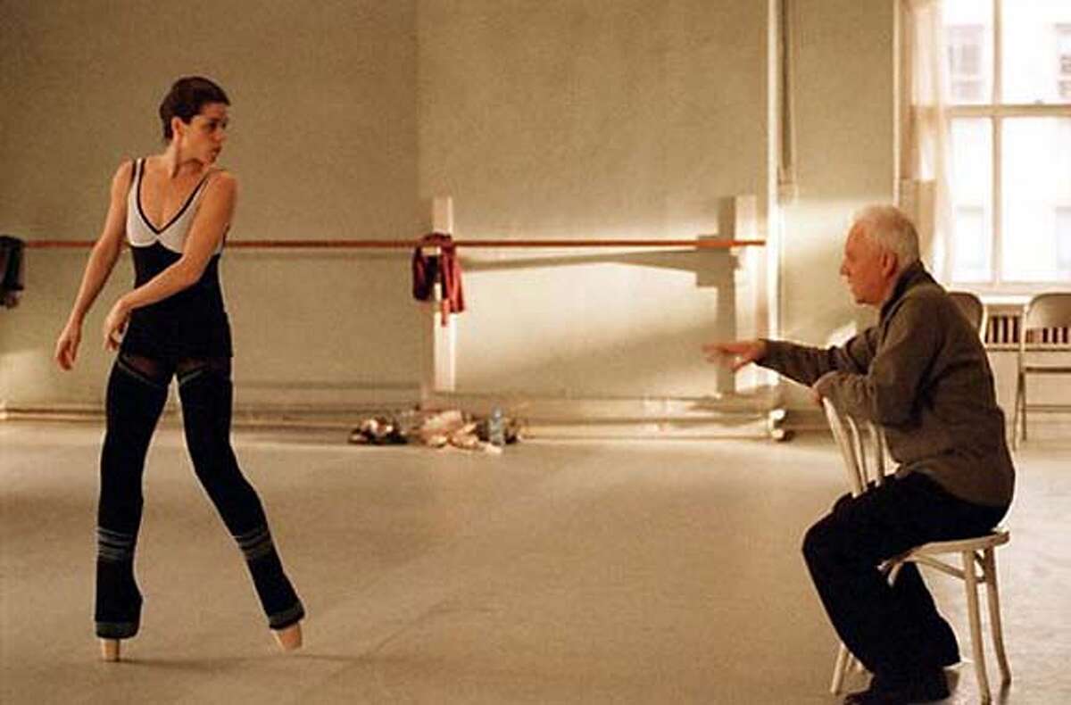 .jpg ; Neve Campbell and Malcolm McDowell in "The Company,'' 2003 , HO / The Chronicle MANDATORY CREDIT FOR PHOTOG AND SF CHRONICLE/ -MAGS OUT