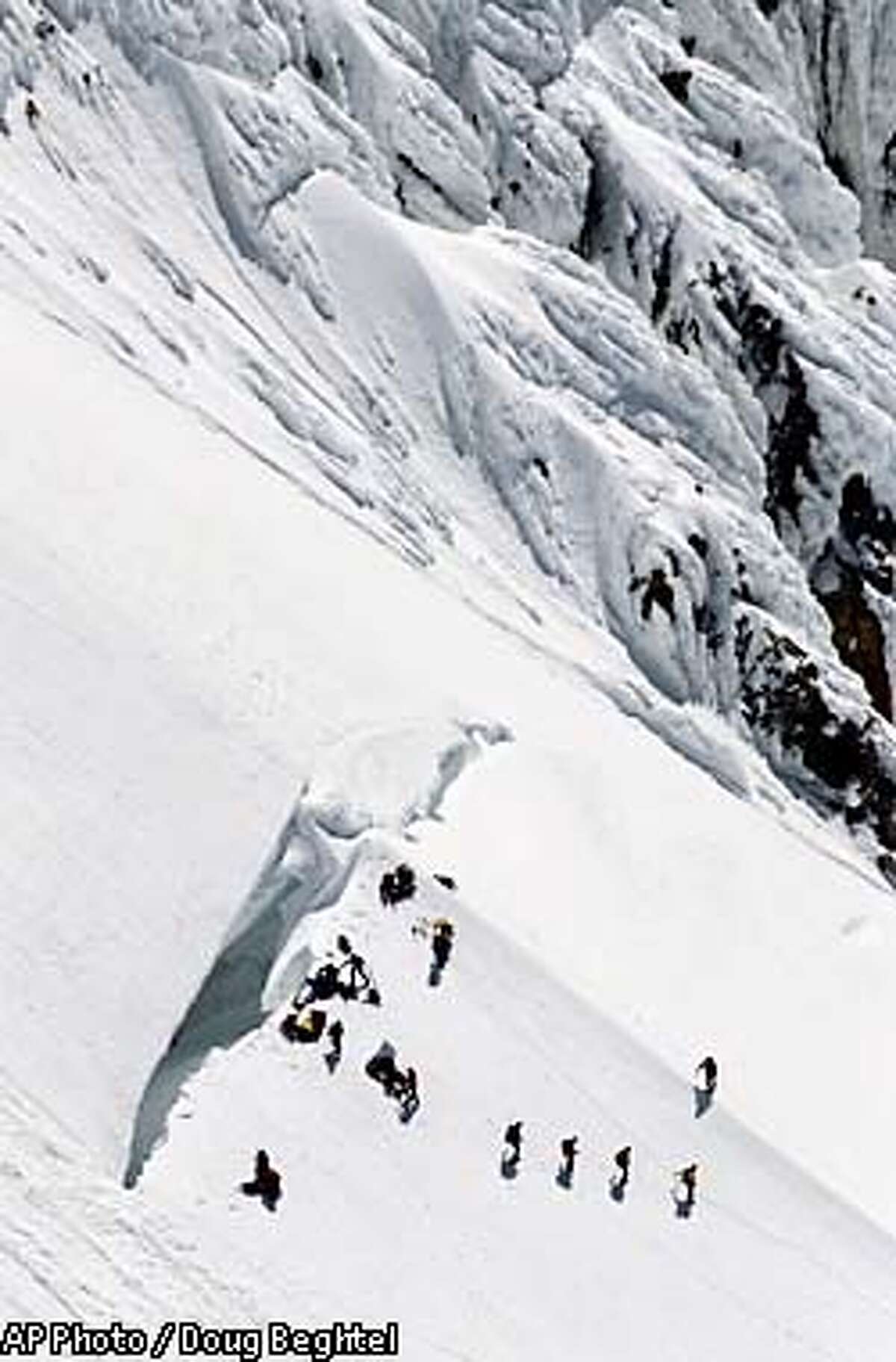 Chainreaction fall kills 3 on Mount Hood / Rescue copter crashes