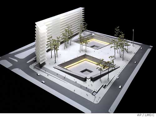 Design for 9/11 victims' memorial selected / Reflecting pools trace ...