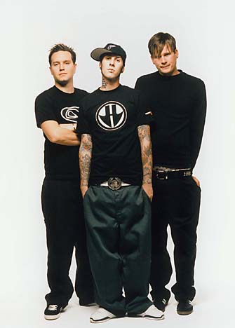 POP QUIZ / Travis Barker / Blink-182 drummer piles up side ...